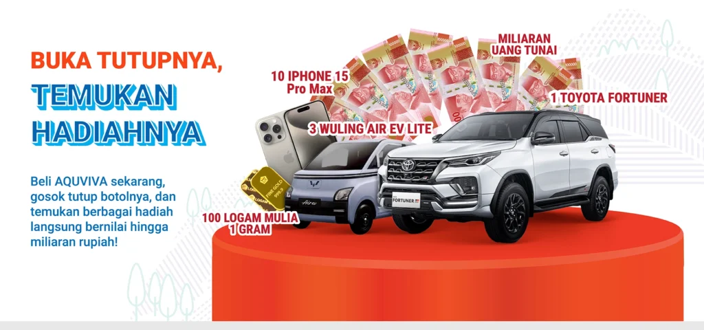 hadiah menarik di promo AQUVIVA